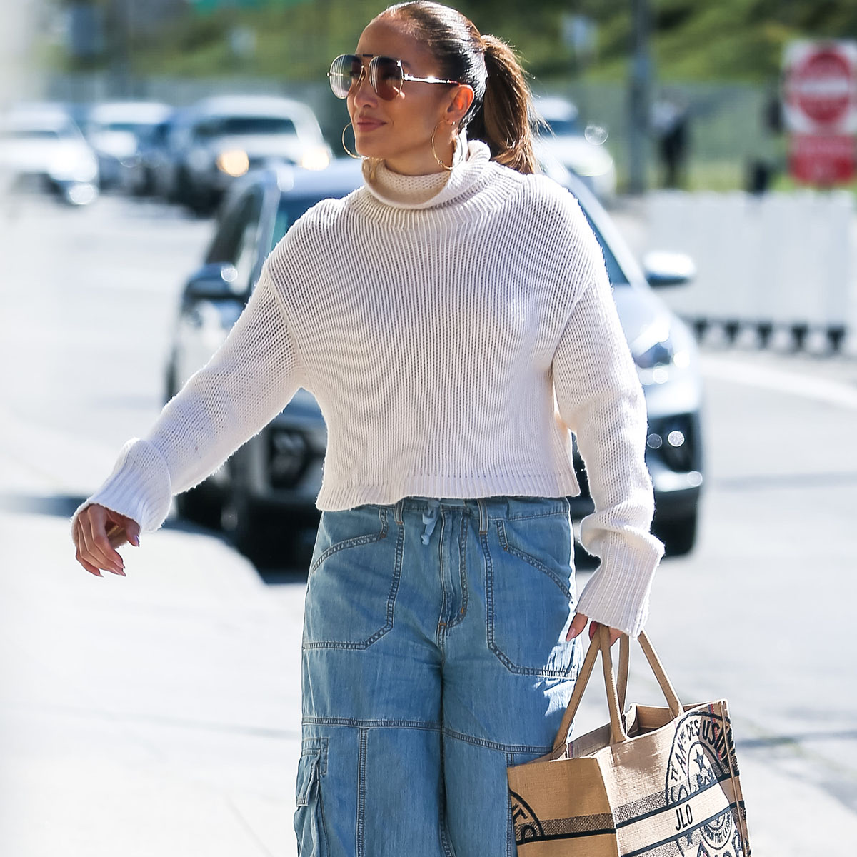 8 Shoes Celebs Wear With Baggy Jeans