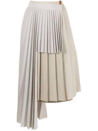 Maison Mihara Yasuhiro + Asymmetric Pleated Skirt