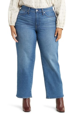 Madewell + The Perfect Vintage High Waist Wide Leg Jeans