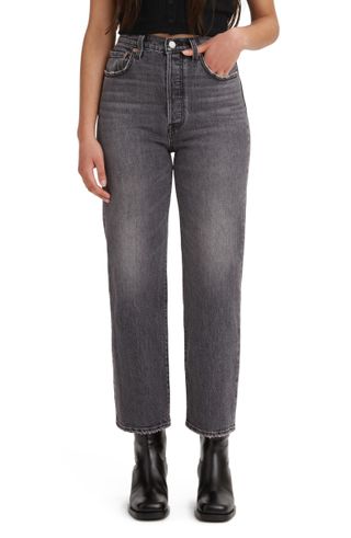 Levi's< + Ribcage Straight Ankle Jeans