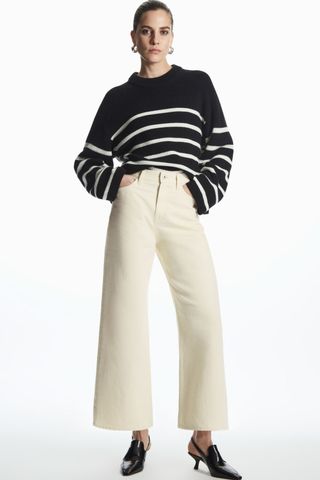 COS + Wide-Leg High Rise Jeans