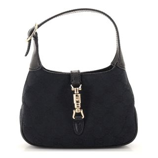 Gucci + Jackie Hobo GG Canvas Small Black