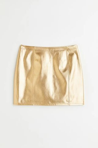 H&M + Twill Mini Skirt