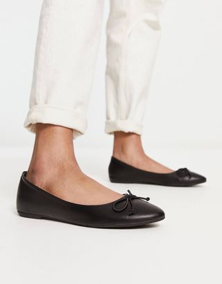 Truffle Collection + Easy Ballet Flats in Black