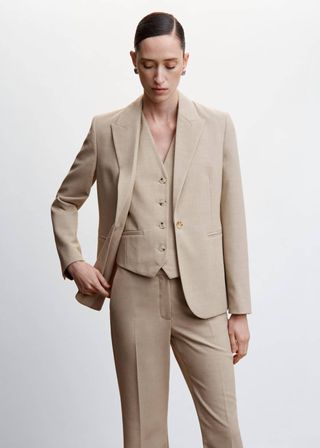 Mango + Suit Jacket With Buttons