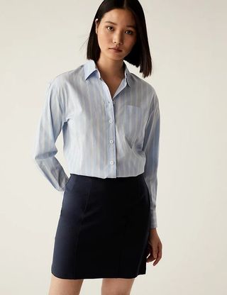 M&S Collection + Jersey Mini A-Line Skirt