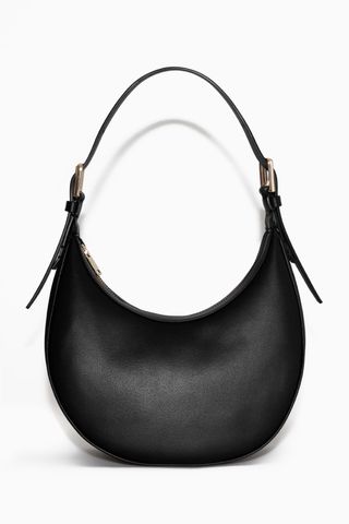 COS + Mini Leather Crescent Bag