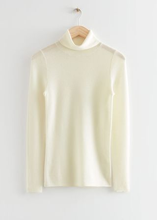 & Other Stories + Fitted Merino Knit Turtleneck