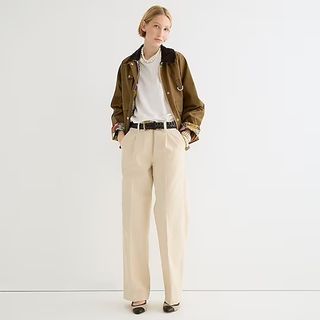 J.Crew + Pleated Capedside Chino Pant