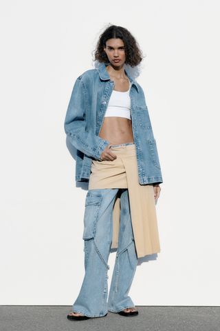 Zara + Denim Jacket