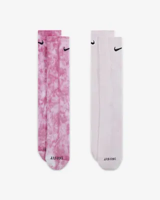 Nike + Everyday Plus Cushioned Tie-Dye Crew Socks