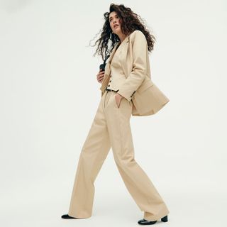 J.Crew + Collection Pleated Wide-Leg Pant