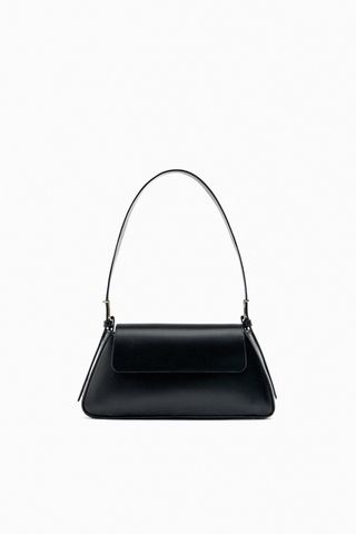 Zara + Minimalist Shoulder Bag with Flap
