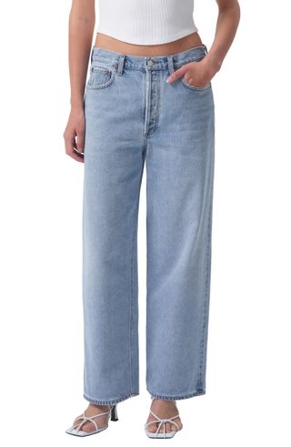 Agolde + Low Slung Baggy Organic Cotton Jeans