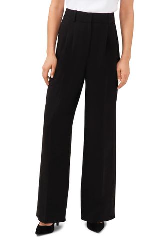 Halogen + Pleated Wide Leg Pants