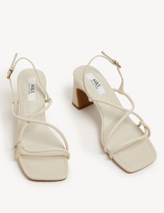 M&S Collection + Leather Strappy Statement Sandals