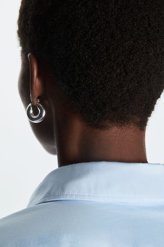 COS + Chunky Hoop Earrings