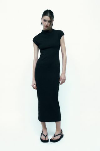 Zara + Cotton Midi Dress