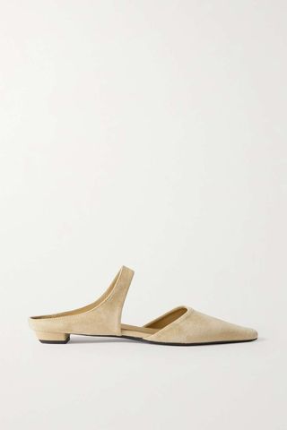 Toteme + The Pointy Suede Flats