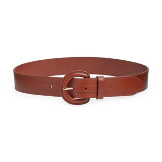 Nordstrom + Amy Covered Buckle Leather Belt