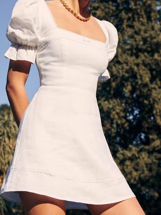 Reformation + Evianna Linen Dress