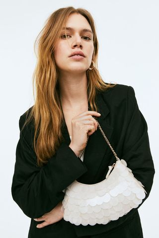 H&M + Sequined Shoulder Bag
