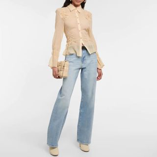 7 For All Mankind + Tess Trouser Jeans
