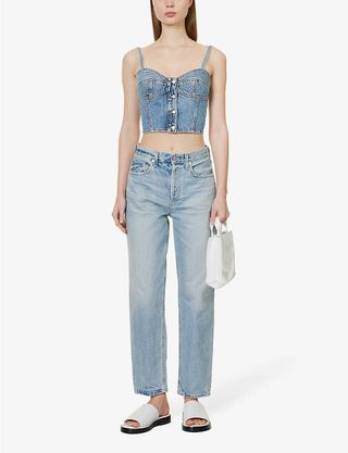 Citizens of Humanity + Devi straight-leg mid-rise jeans