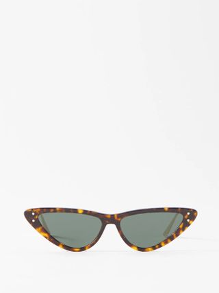 Dior + MissDior B4U Triangle Cat-Eye Acetate Sunglasses