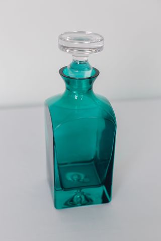 Estelle Colored Glass + Estelle Colored Decanter-Heritage {Emerald Green}