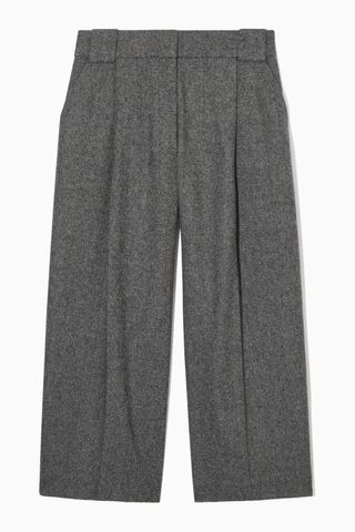 COS + Tailored Wool-Flannel Culottes
