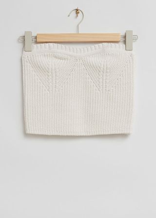 & Other Stories + Knitted Bandeau Tube Top