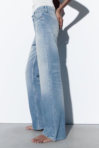Zara + TRF Wide Leg Baggy Jeans