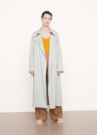 Vince + Drapey Belted Coat