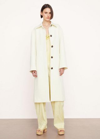 Vince + Sculpted Longline Coat