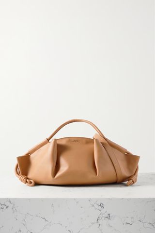 Loewe + Paseo Medium Pleated Leather Shoulder Bag
