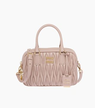 Miu Miu + Matelassé Leather Top-Handle Bag