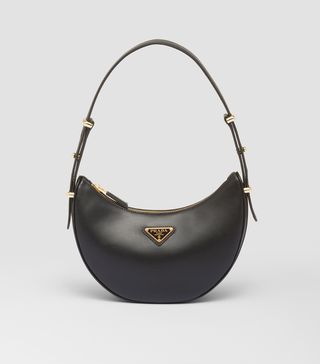 Prada + Leather Shoulder Bag