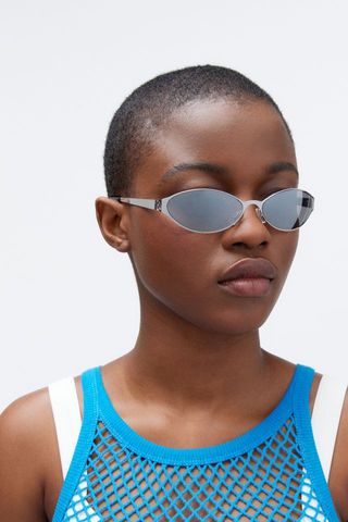 Urban Outfitters + Juliet Metal Shield Sunglasses