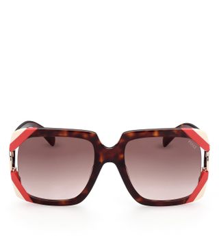 Emilio Pucci + 57mm Square Sunglasses