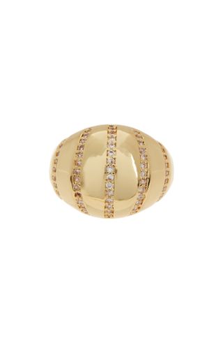 Nordstrom Rack + Goldtone Demi-Fine Crystal Stripe Ring