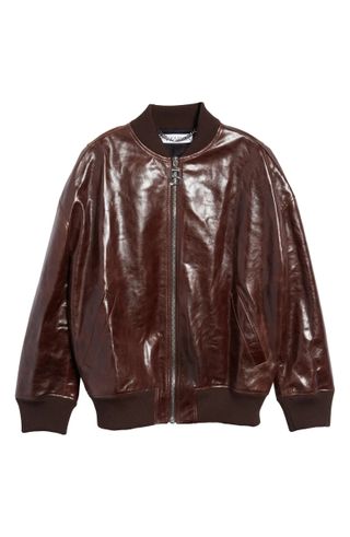 Jw Anderson + Puller Leather Bomber Jacket