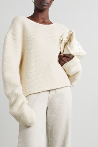 The Row + Iri Cropped Cashmere Sweater