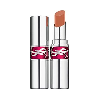 YSL Beauty + Rouge Volupte Candy Glaze Lipstick in 04 Nude Pleasure