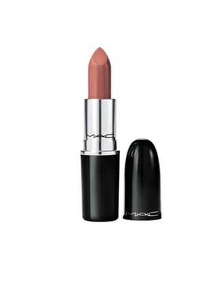 MAC + Lustreglass Sheer Shine Lipstick in Hug Me