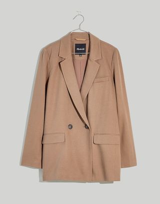 Madewell + Drapeweave Caldwell Double-Breasted Blazer