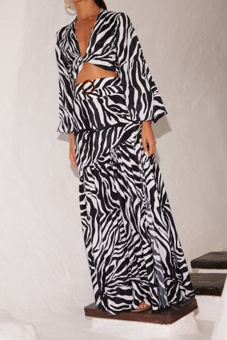 Alexandra Miro + Tina Skirt in Zebra