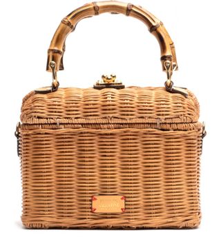 Frances Valentine + Hannah Lunchbox Basket Top Handle Bag