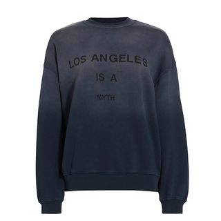 Anine Bing + Jaci Graphic Faded Sweatshirt