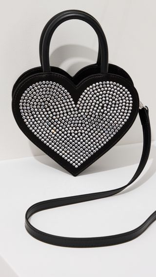 Mach & Mach + Heart Shape Crystalized Bag